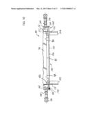 Low profile discharge gate assembly for a railroad hopper car diagram and image