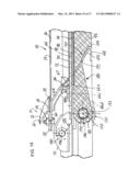 Low profile discharge gate assembly for a railroad hopper car diagram and image