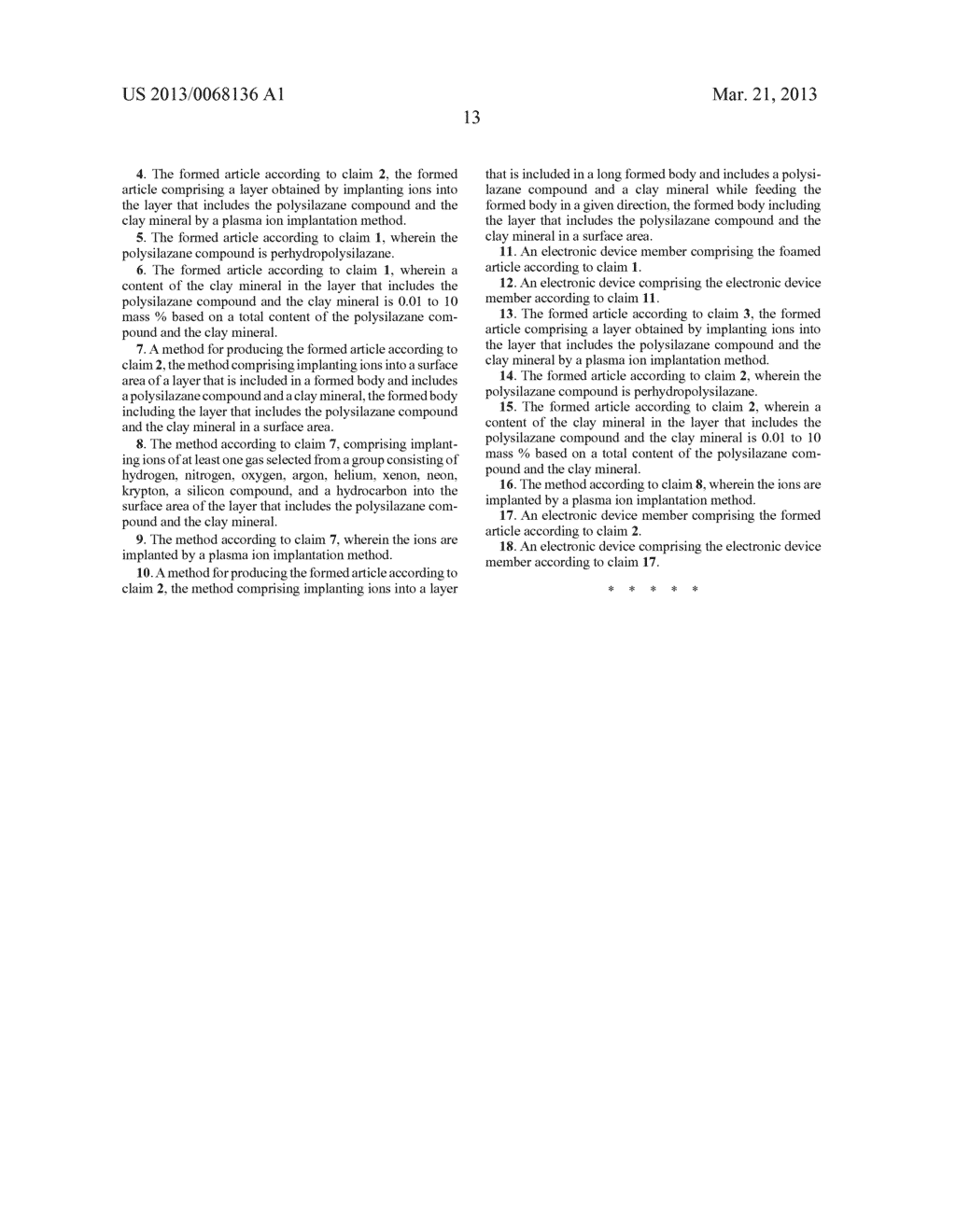 FORMED ARTICLE, METHOD FOR PRODUCING SAME, ELECTRONIC DEVICE MEMBER, AND     ELECTRONIC DEVICE - diagram, schematic, and image 16