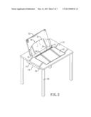 DESK BOARD RAISING APPARATUS diagram and image