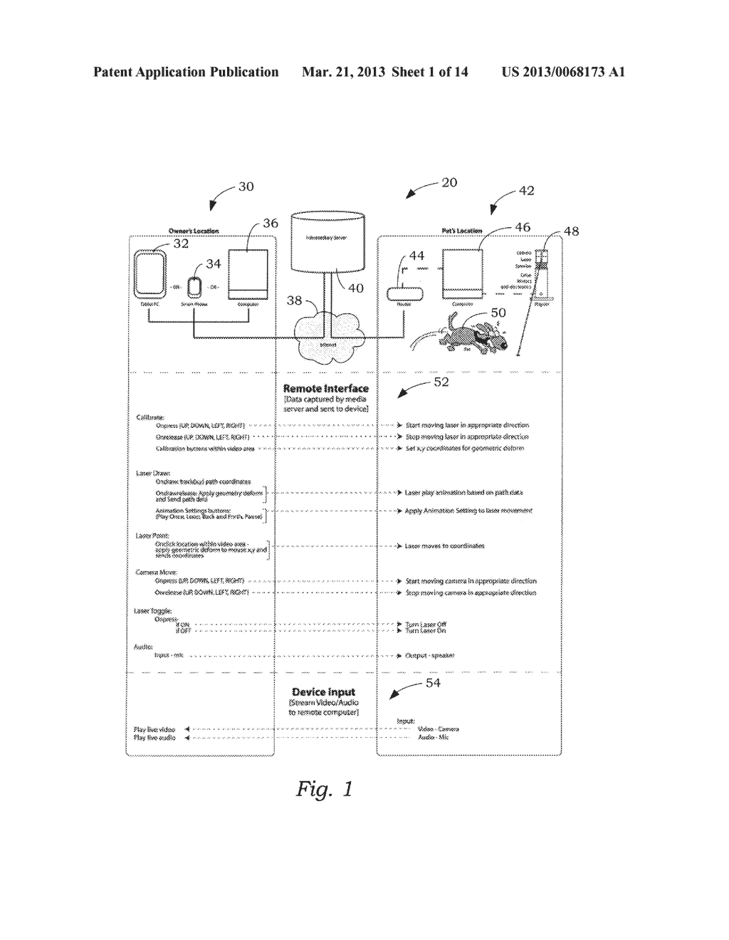 INTERNET COMMUNICATION SYSTEM FOR PETS - diagram, schematic, and image 02