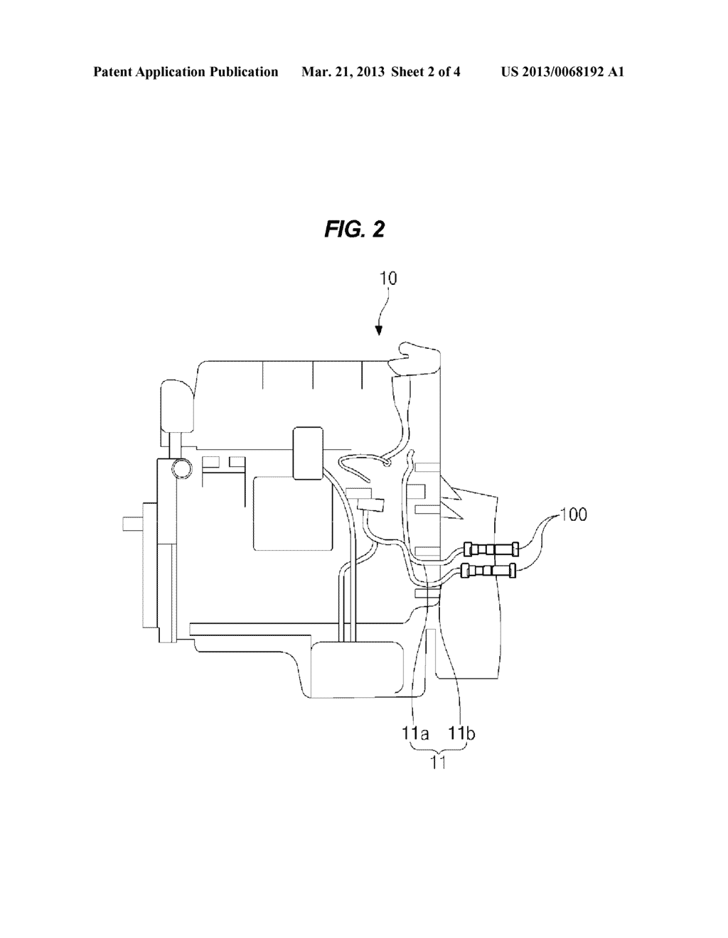 FUEL EXHAUST PREVENTION STRUCTURE OF ENGINE - diagram, schematic, and image 03