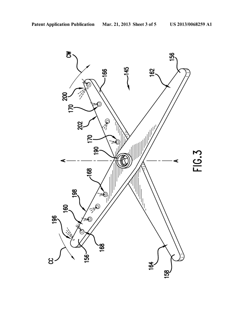 DUAL DIRECTION, DOUBLE TIER SPRAY ARM ASSEMBLY FOR A DISHWASHING APPLIANCE - diagram, schematic, and image 04