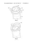 CODED CARTRIDGE HOLDER AND FASTENER ENABLED BY CARTRIDGE SIZE diagram and image