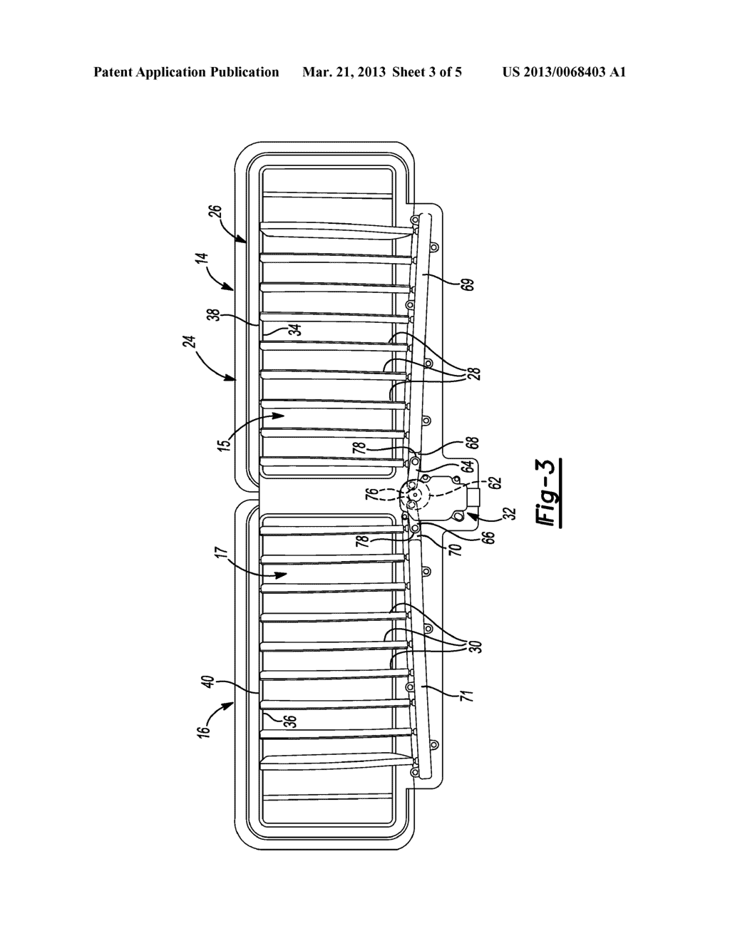 Grille Shutter Seal - diagram, schematic, and image 04