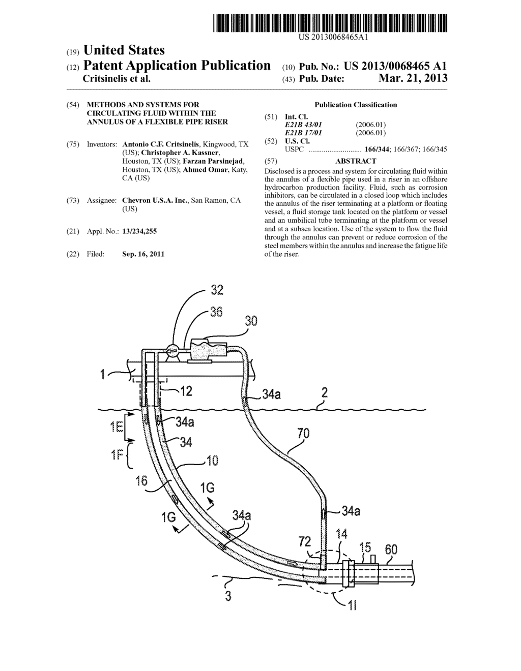 METHODS AND SYSTEMS FOR CIRCULATING FLUID WITHIN THE ANNULUS OF A FLEXIBLE     PIPE RISER - diagram, schematic, and image 01