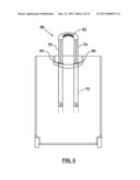 TELESCOPING LUGGAGE HANDLE AND STABILIZER diagram and image