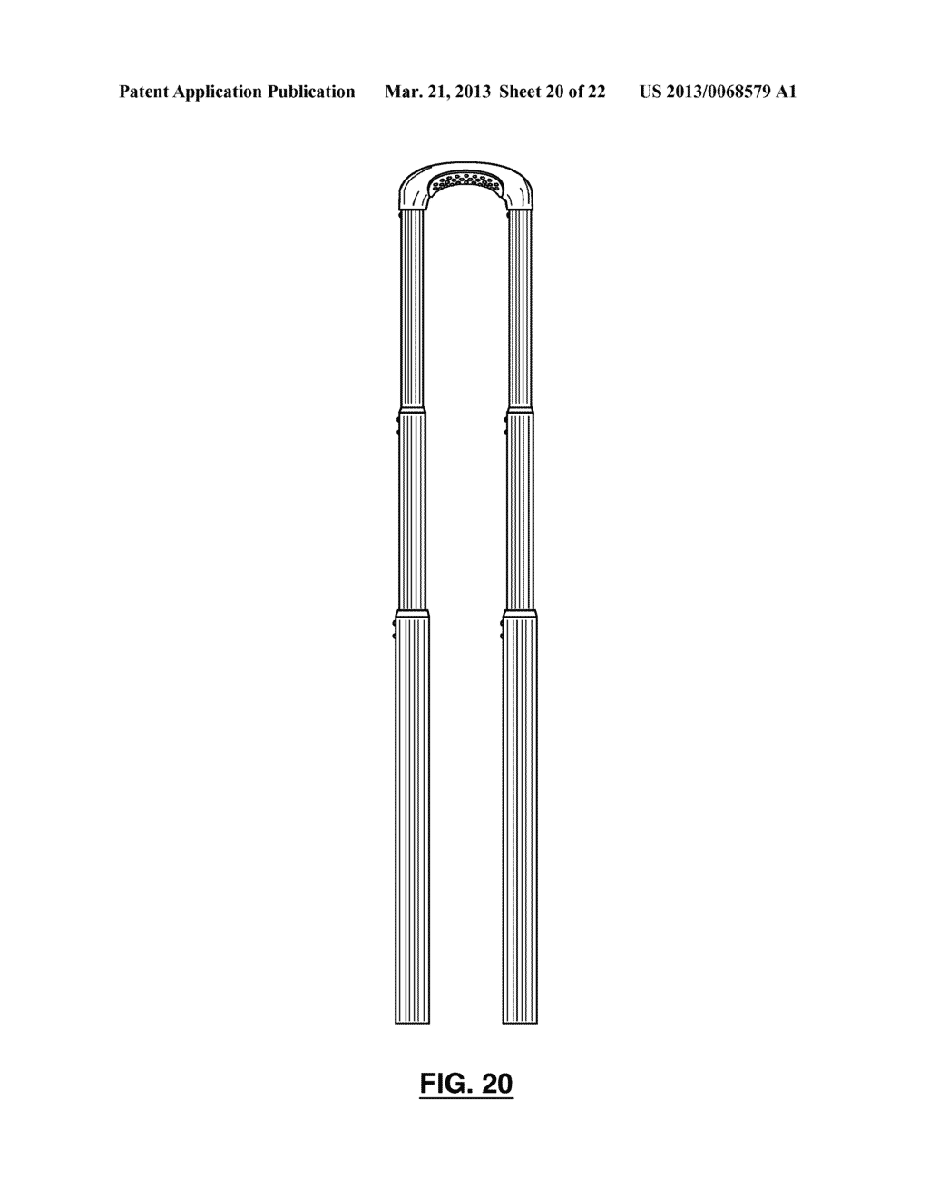 TELESCOPING LUGGAGE HANDLE AND STABILIZER - diagram, schematic, and image 21