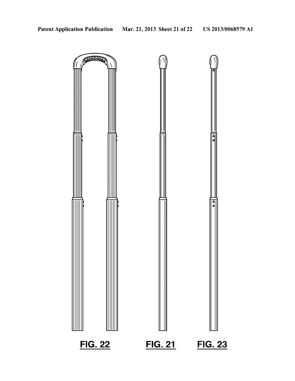 TELESCOPING LUGGAGE HANDLE AND STABILIZER - diagram, schematic, and image 22