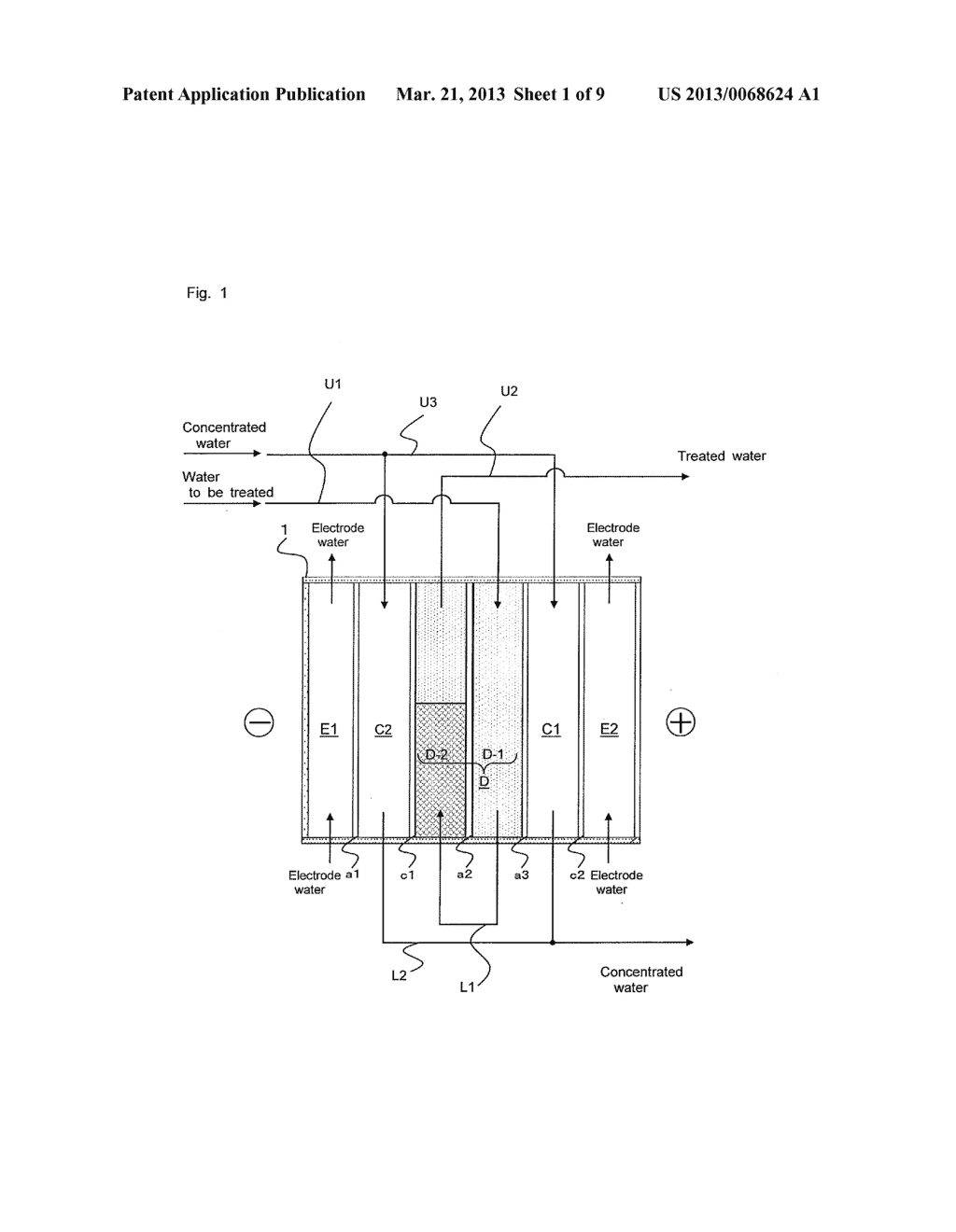 ELECTRODEIONIZATION APPARATUS FOR PRODUCING DEIONIZED WATER - diagram, schematic, and image 02