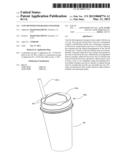 CUP LID WITH INTEGRATED CONTAINER diagram and image