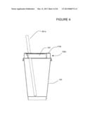 CUP LID WITH INTEGRATED CONTAINER diagram and image