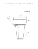 CUP LID WITH INTEGRATED CONTAINER diagram and image