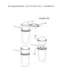 CUP LID WITH INTEGRATED CONTAINER diagram and image