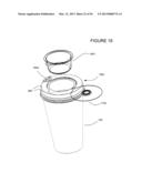 CUP LID WITH INTEGRATED CONTAINER diagram and image