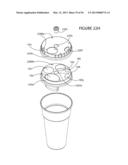 CUP LID WITH INTEGRATED CONTAINER diagram and image