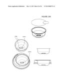 CUP LID WITH INTEGRATED CONTAINER diagram and image