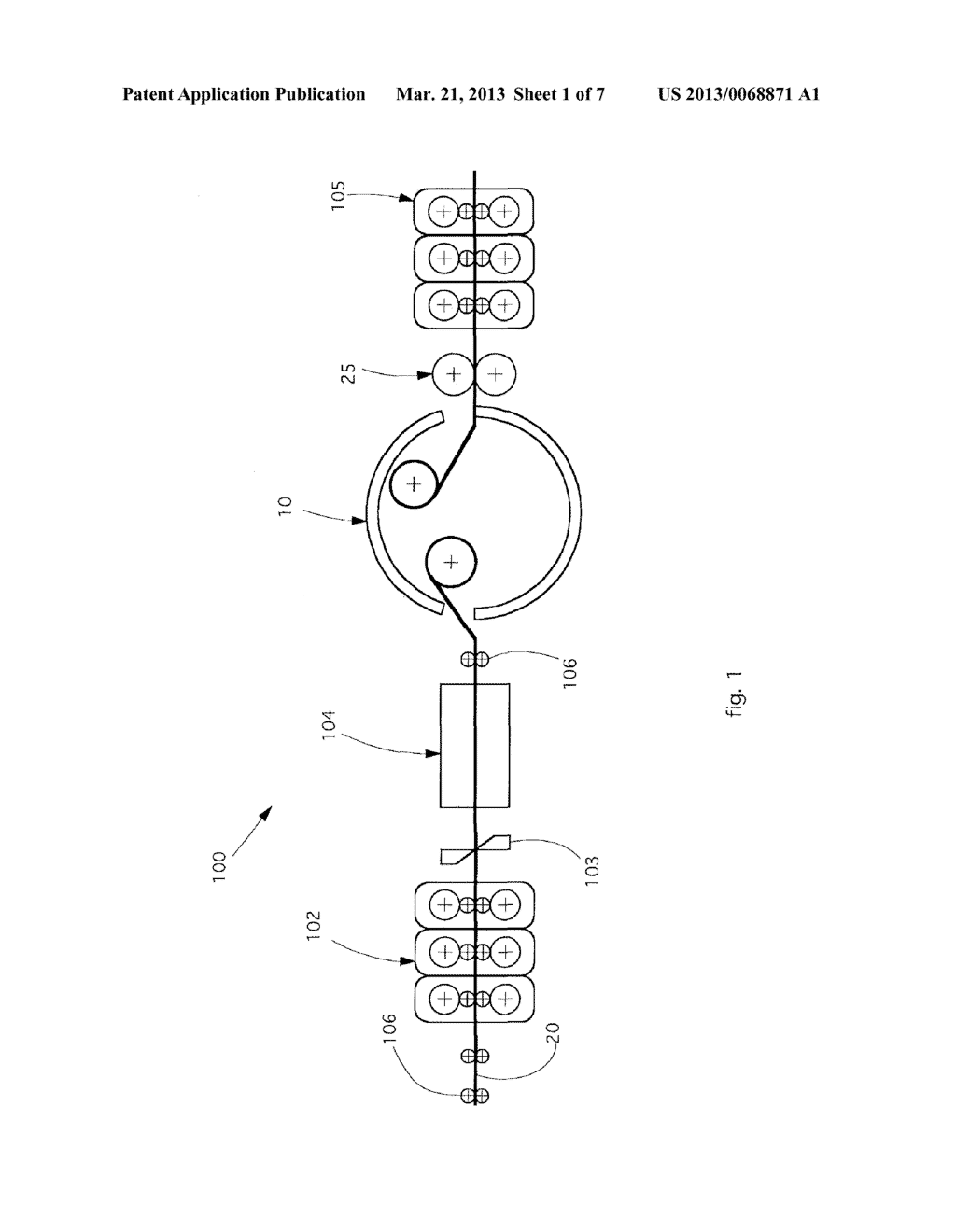 WINDING/UNWINDING DEVICE AND METHOD FOR WINDING/ UNWINDING A METAL PRODUCT     IN A ROLLING LINE - diagram, schematic, and image 02