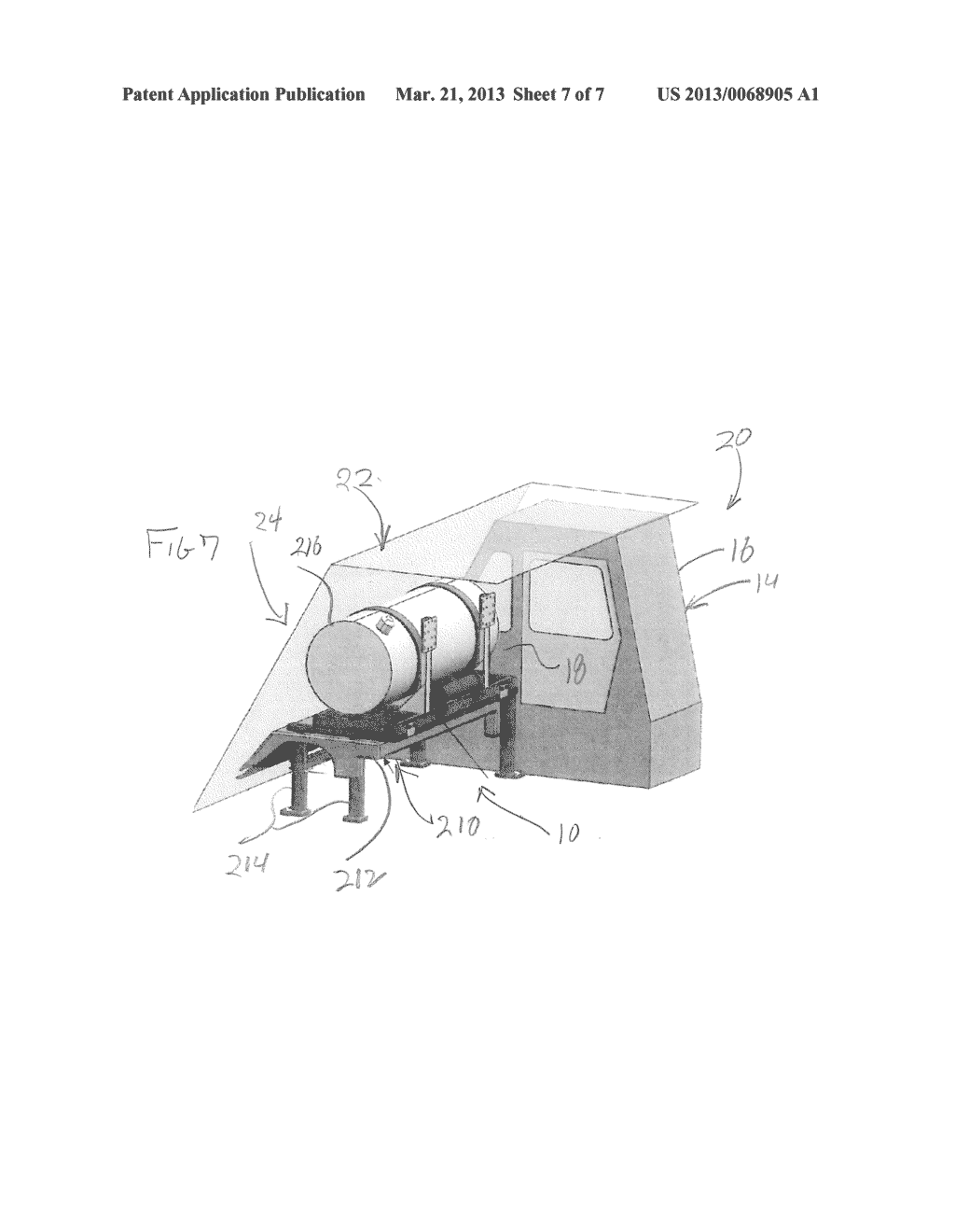 MODIFICATION OF AN INDUSTRIAL VEHICLE TO INCLUDE A CONTAINMENT AREA AND     MOUNTING ASSEMBLY FOR AN ALTERNATE FUEL - diagram, schematic, and image 08