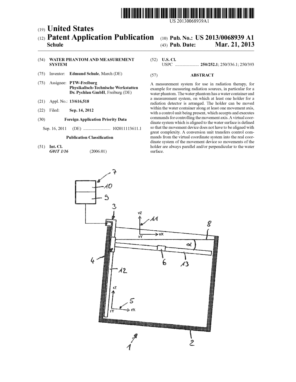 WATER PHANTOM AND MEASUREMENT SYSTEM - diagram, schematic, and image 01