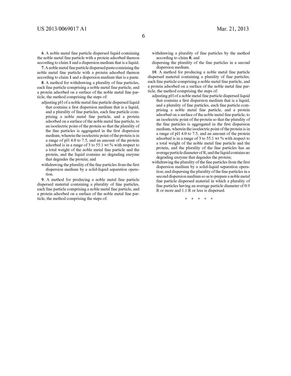 NOBLE METAL FINE PARTICLE, METHOD FOR WITHDRAWING NOBLE METAL FINE     PARTICLES, AND METHOD FOR PRODUCING NOBLE METAL FINE PARTICLE DISPERSED     MATERIAL USING WITHDRAWN NOBLE METAL FINE PARTICLES - diagram, schematic, and image 07