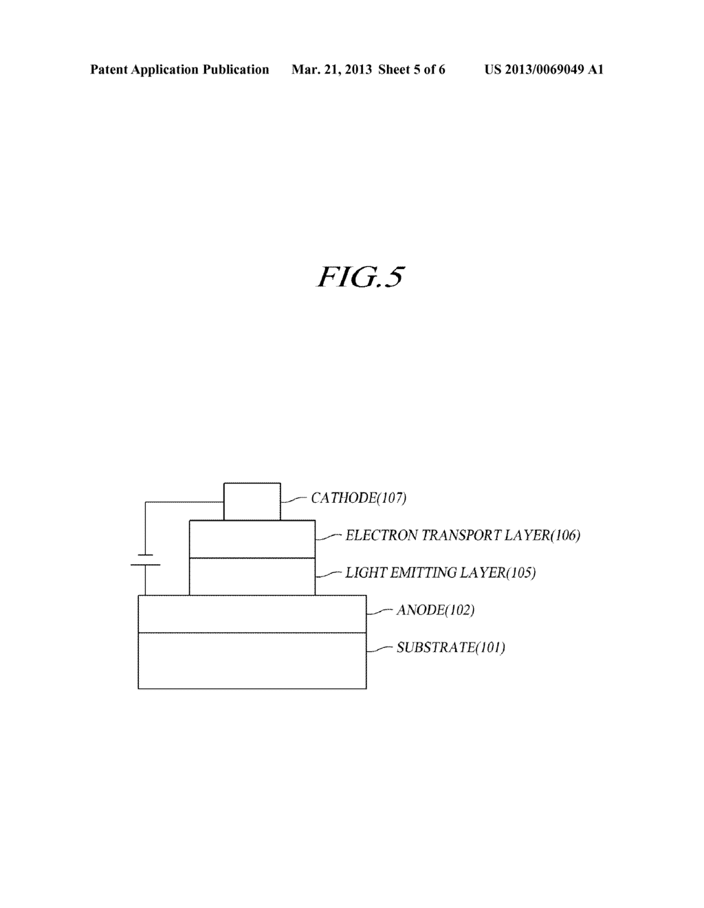 COMPOUND COMPRISING A FIVE-MEMBERED HETERO RING, AN ORGANIC ELECTRICAL     ELEMENT USING THE SAME AND A TERMINAL THEREOF - diagram, schematic, and image 06