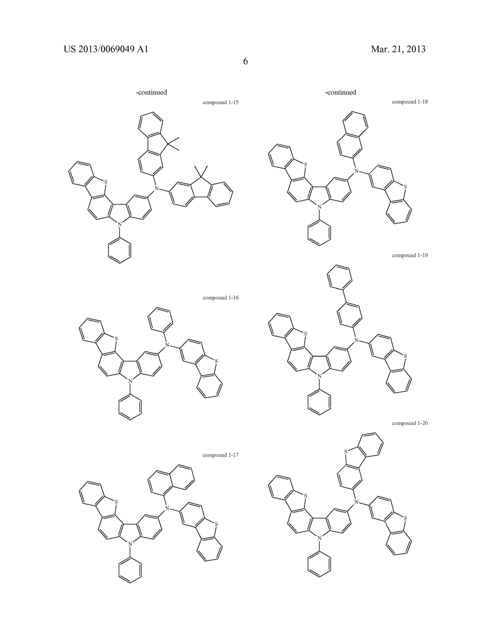 COMPOUND COMPRISING A FIVE-MEMBERED HETERO RING, AN ORGANIC ELECTRICAL     ELEMENT USING THE SAME AND A TERMINAL THEREOF - diagram, schematic, and image 13