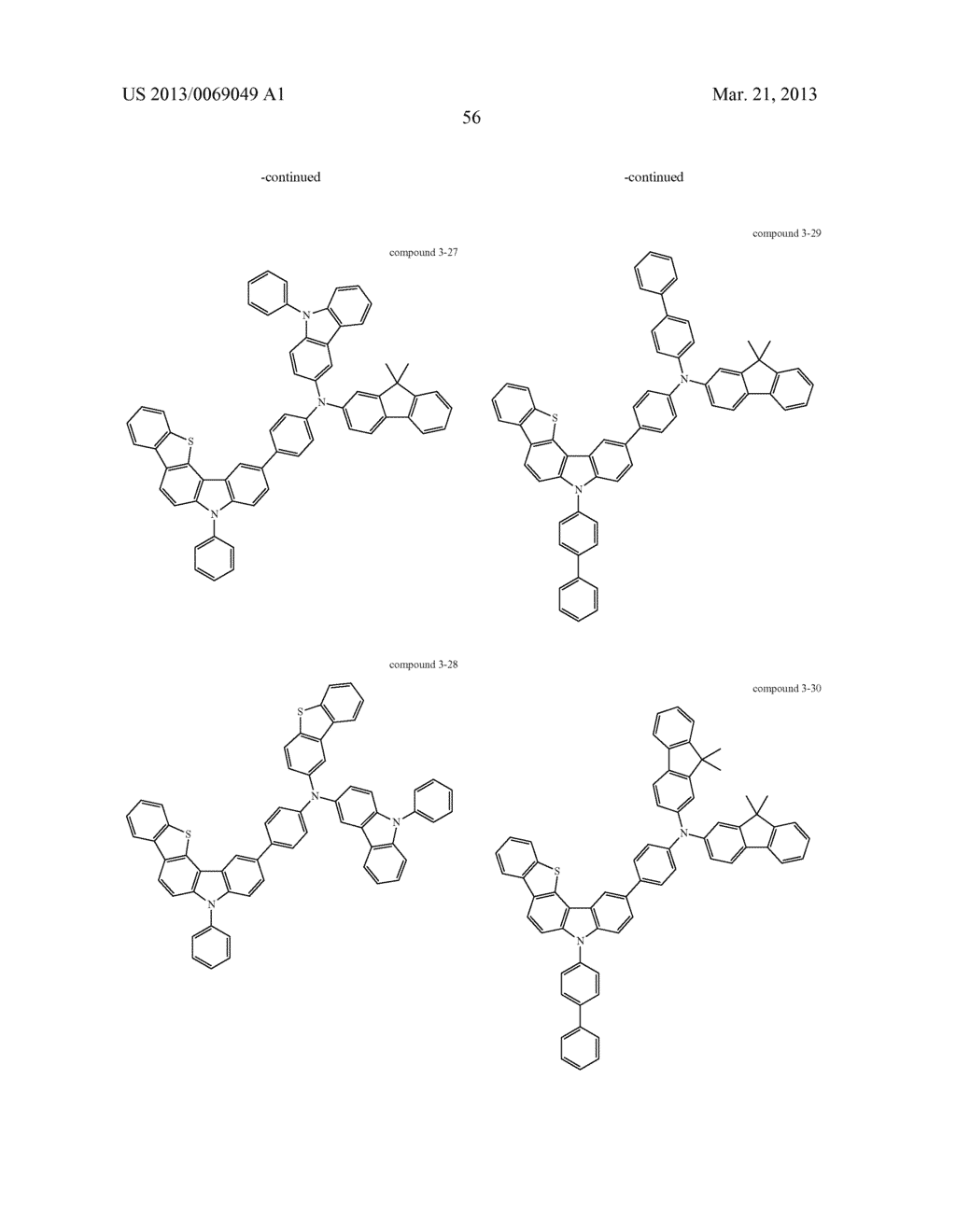 COMPOUND COMPRISING A FIVE-MEMBERED HETERO RING, AN ORGANIC ELECTRICAL     ELEMENT USING THE SAME AND A TERMINAL THEREOF - diagram, schematic, and image 63