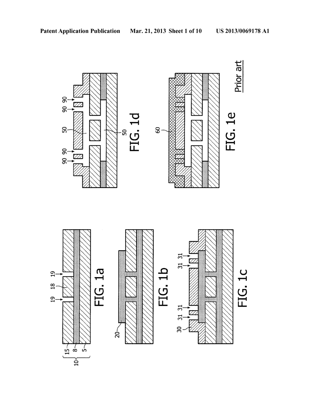 Method of Manufacturing a Device with a Cavity - diagram, schematic, and image 02