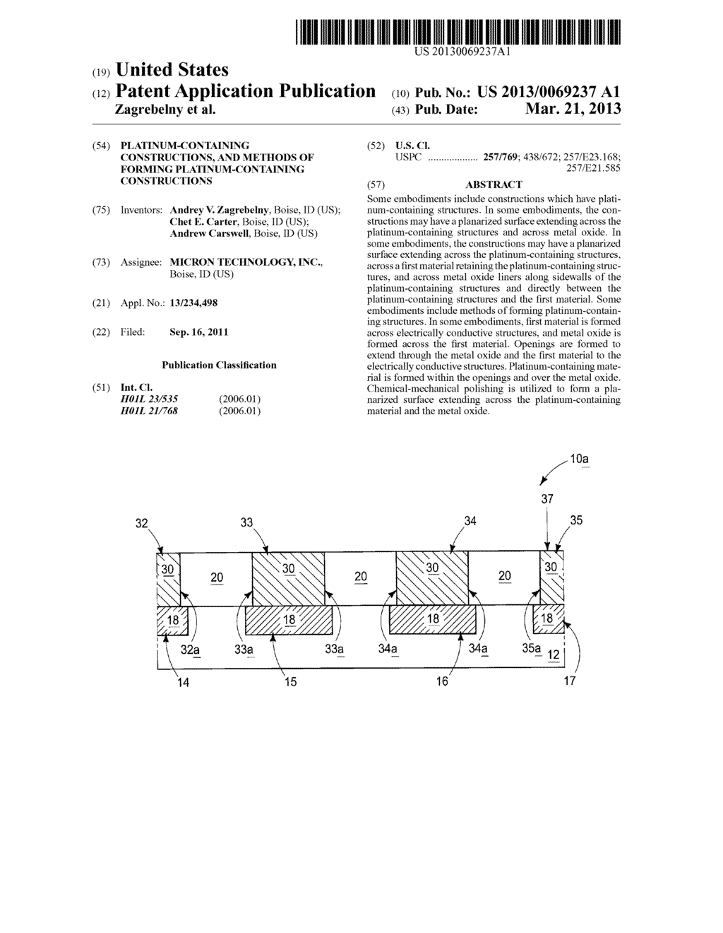 PLATINUM-CONTAINING CONSTRUCTIONS, AND METHODS OF FORMING     PLATINUM-CONTAINING CONSTRUCTIONS - diagram, schematic, and image 01