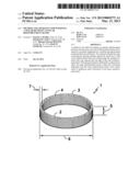 METHOD AND APPARATUS FOR INSERTING A SPACER BETWEEN ANNULAR REINFORCEMENT     BANDS diagram and image