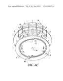 METHOD AND APPARATUS FOR INSERTING A SPACER BETWEEN ANNULAR REINFORCEMENT     BANDS diagram and image