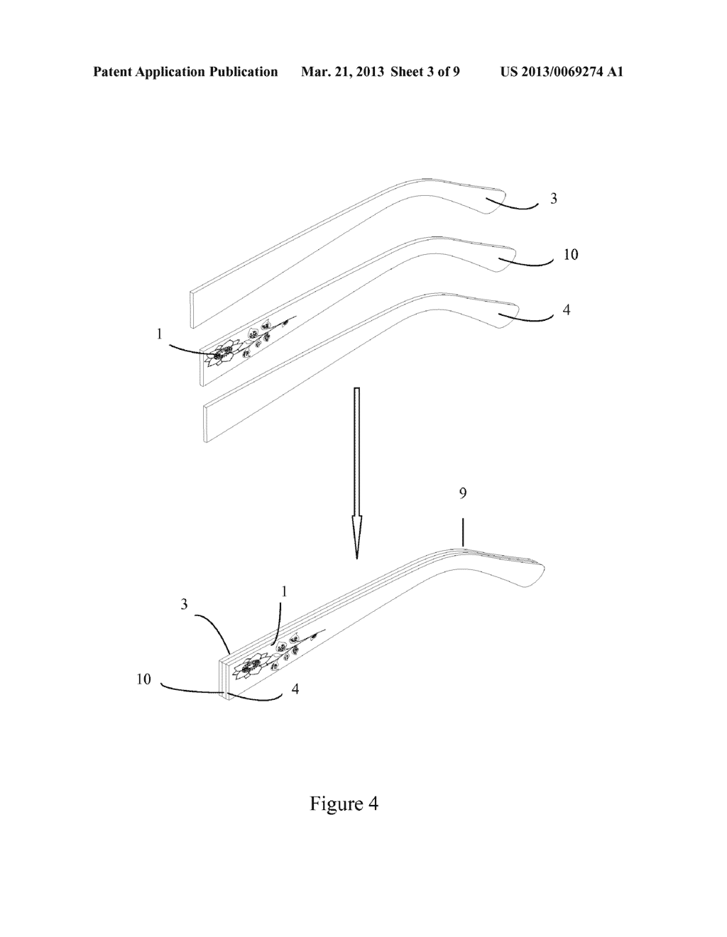 METHOD OF MAKING EYEGLASS FRAME BY INJECTION MOLDING - diagram, schematic, and image 04