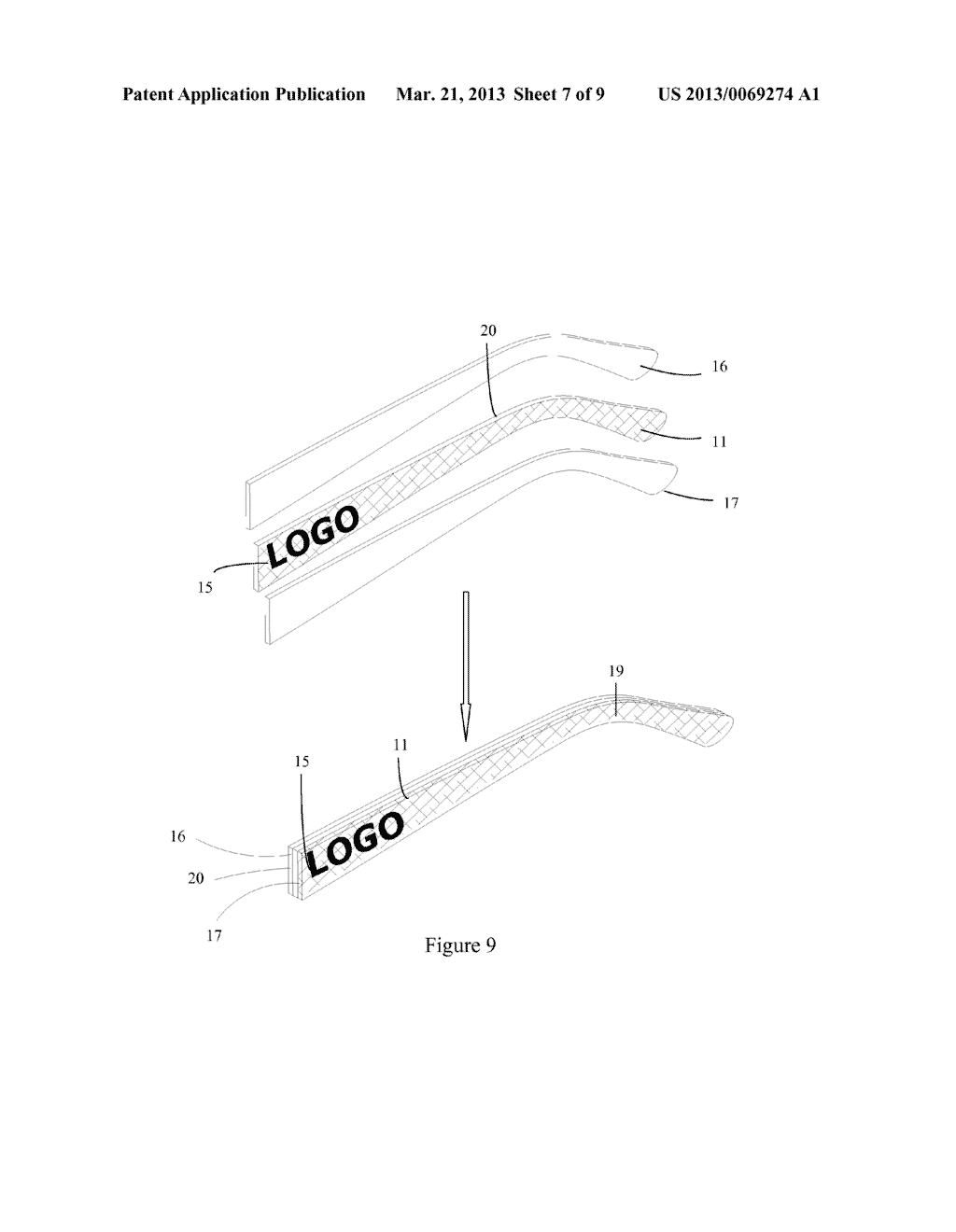 METHOD OF MAKING EYEGLASS FRAME BY INJECTION MOLDING - diagram, schematic, and image 08