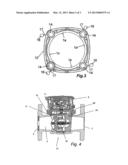 Method for producing annular moldings subjected to tensile or pressure     loading from plastic diagram and image