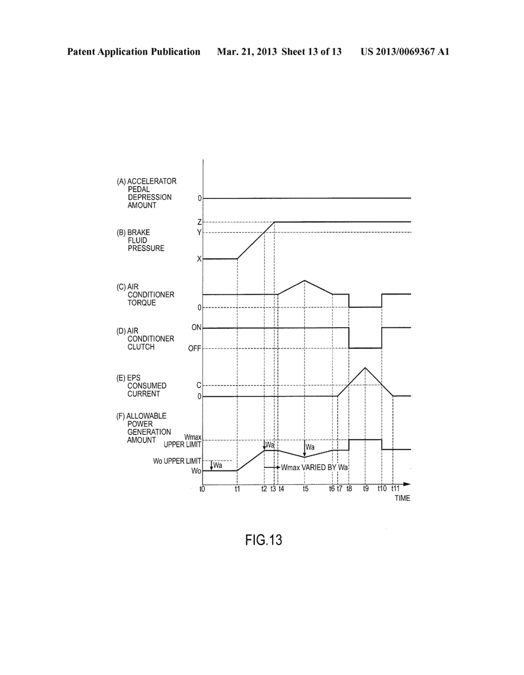 POWER GENERATION CONTROL DEVICE AND POWER GENERATION CONTROL METHOD FOR     VEHICLE - diagram, schematic, and image 14