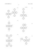 ORGANIC ELECTROLUMINESCENCE DEVICE AND ORGANIC LIGHT EMITTING MEDIUM diagram and image