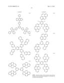 ORGANIC ELECTROLUMINESCENCE DEVICE AND ORGANIC LIGHT EMITTING MEDIUM diagram and image