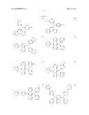 ORGANIC ELECTROLUMINESCENCE DEVICE AND ORGANIC LIGHT EMITTING MEDIUM diagram and image