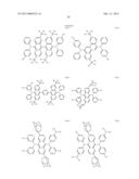 ORGANIC ELECTROLUMINESCENCE DEVICE AND ORGANIC LIGHT EMITTING MEDIUM diagram and image