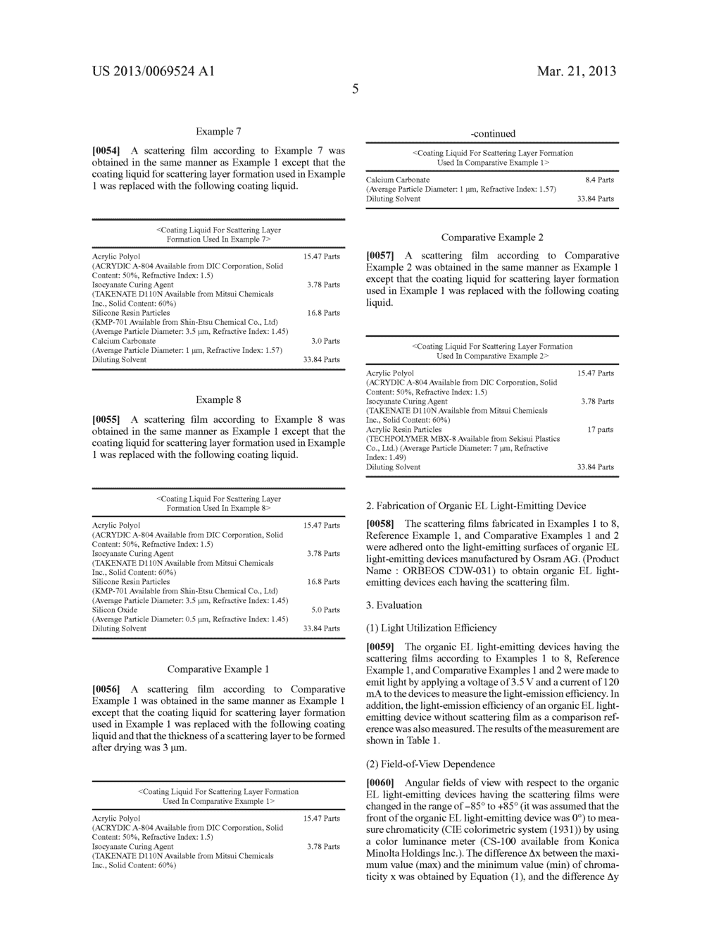 SCATTERING FILM FOR ORGANIC EL, AND ORGANIC EL LIGHT-EMITTING DEVICE     EQUIPPED WITH SAME - diagram, schematic, and image 07