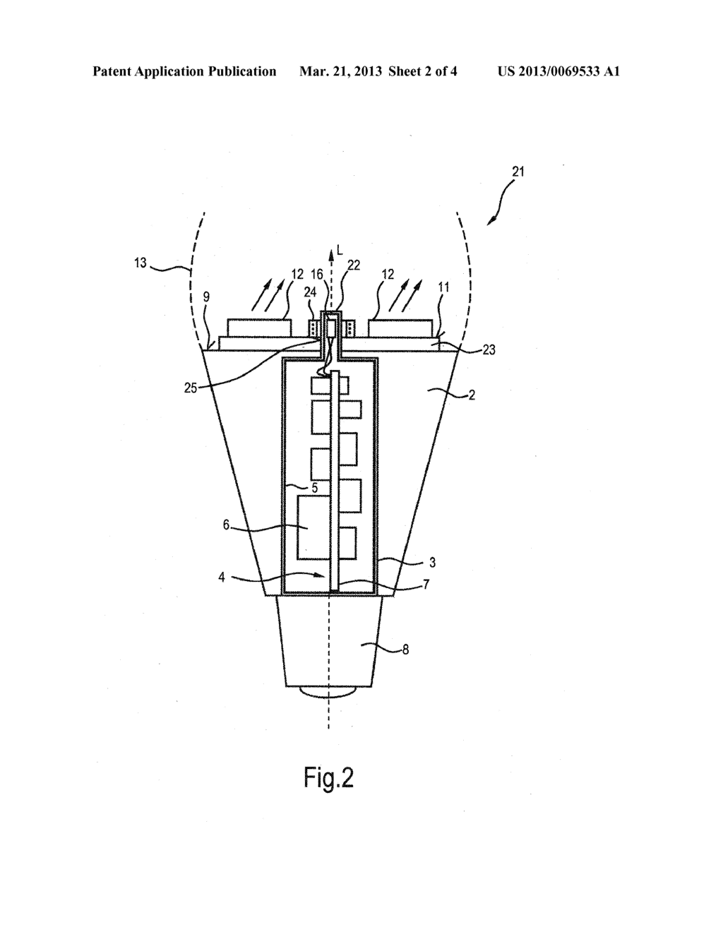 SEMICONDUCTOR LAMP AND METHOD FOR OPERATING A SEMICONDUCTOR LAMP - diagram, schematic, and image 03