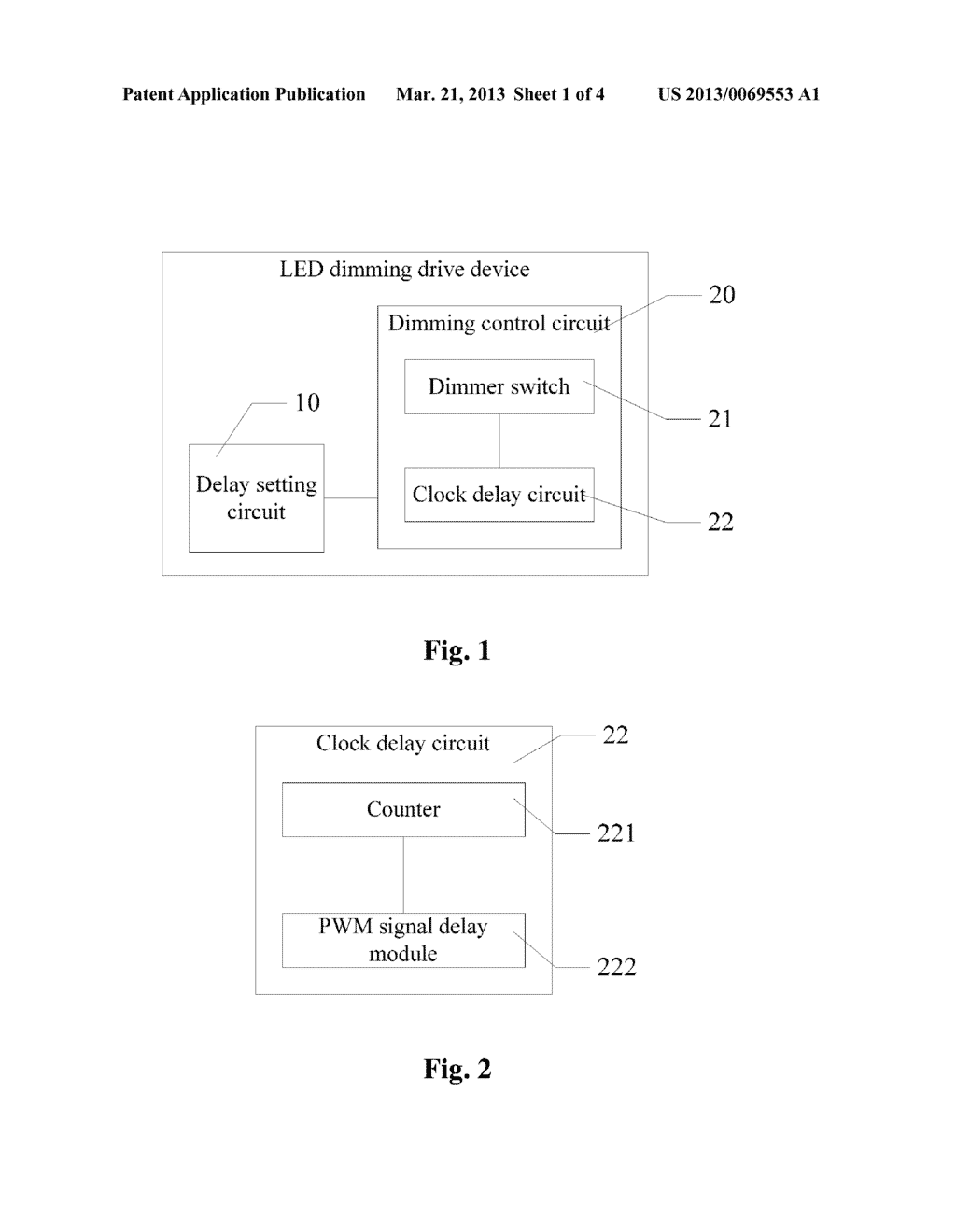 LED DIMMING DRIVE DEVICE, METHOD AND LCD - diagram, schematic, and image 02