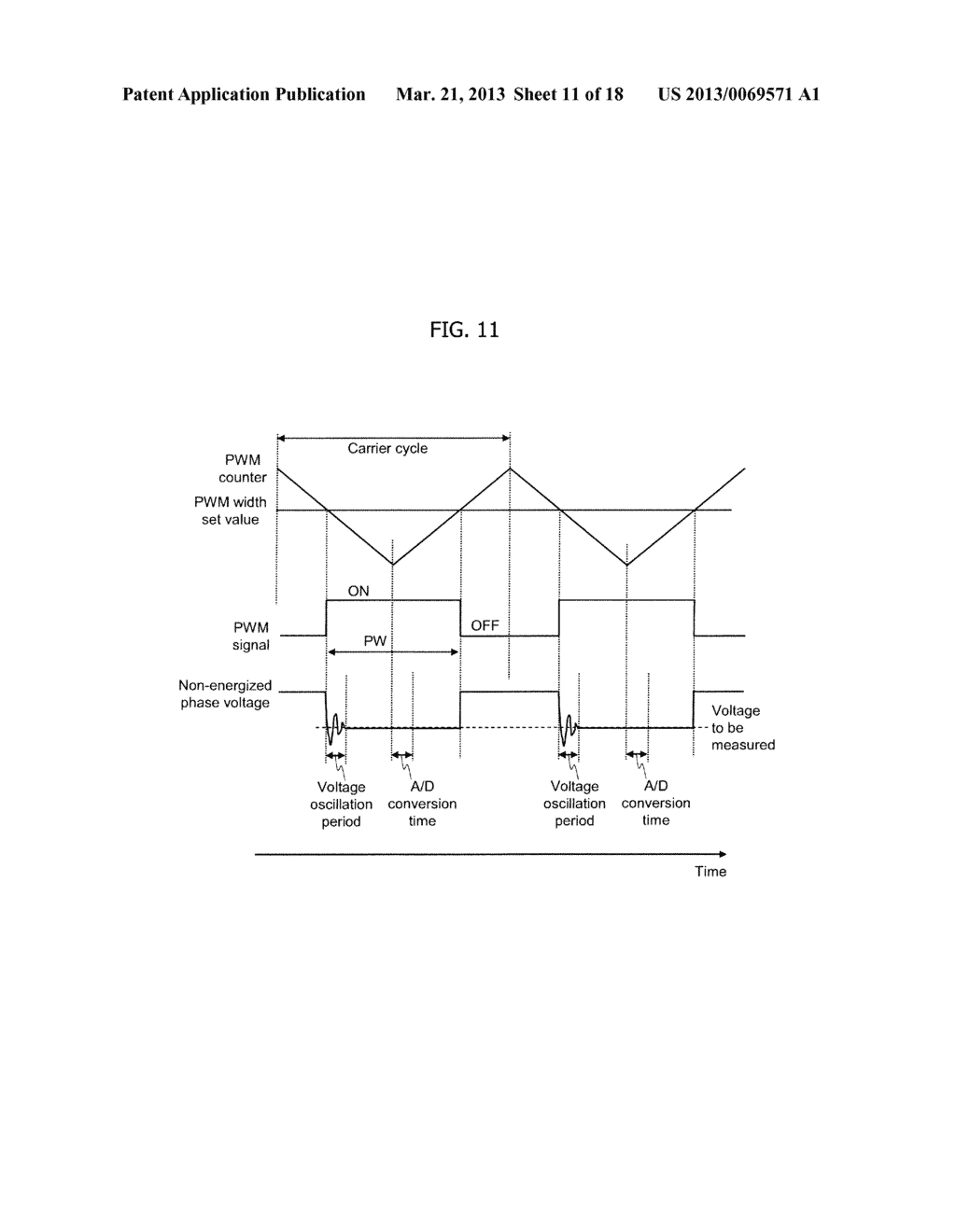 BRUSHLESS MOTOR DRIVE DEVICE - diagram, schematic, and image 12