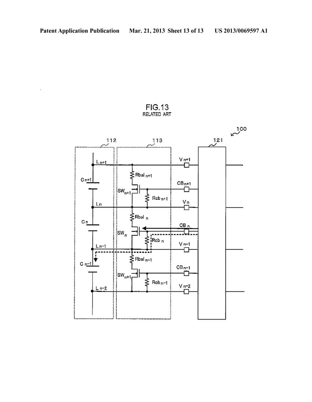 SEMICONDUCTOR CIRCUIT, BATTERY MONITORING SYSTEM, AND CONTROL METHOD - diagram, schematic, and image 14