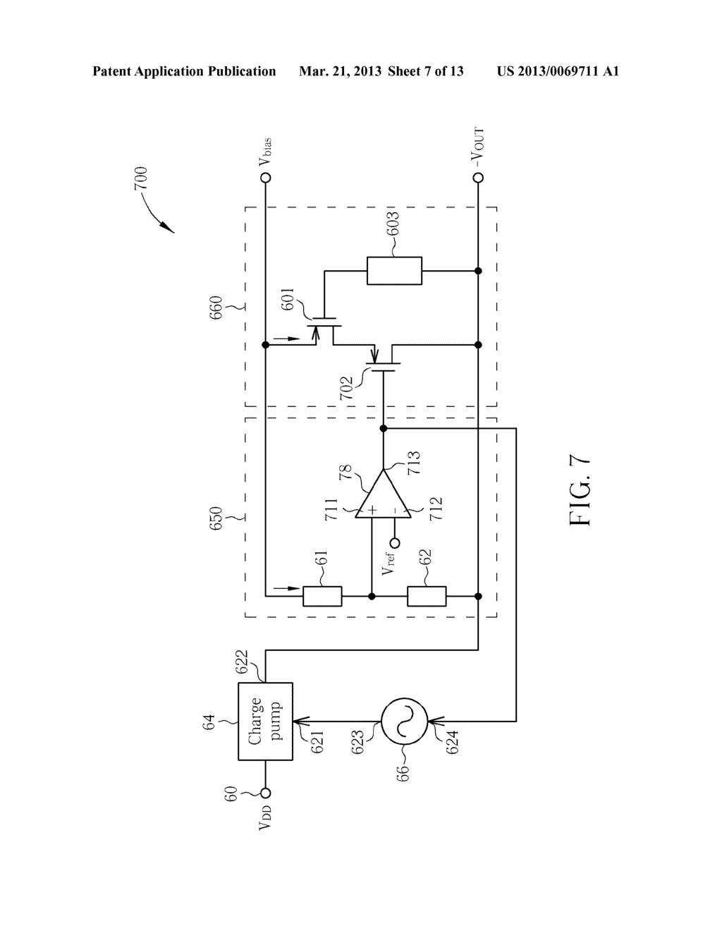 CHARGE PUMP SYSTEM CAPABLE OF STABILIZING AN OUTPUT VOLTAGE - diagram, schematic, and image 08