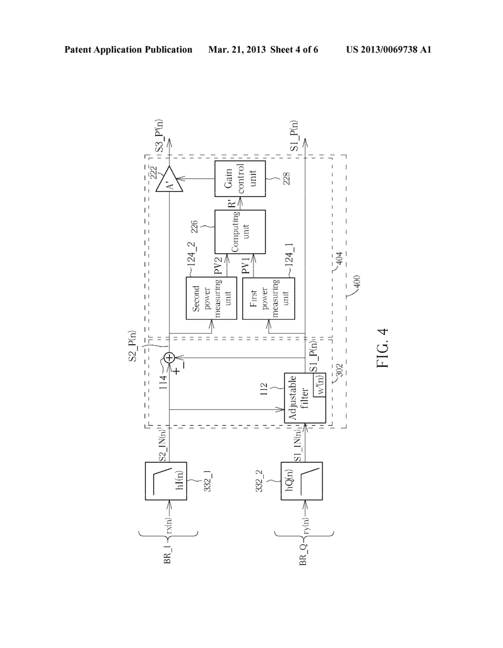 IMBALANCE COMPENSATOR FOR CORRECTING MISMATCH BETWEEN IN-PHASE BRANCH AND     QUADRATURE BRANCH, AND RELATED IMBALANCE COMPENSATION METHOD AND DIRECT     CONVERSION RECEIVING APPARATUS THEREOF - diagram, schematic, and image 05