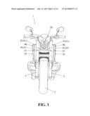 TURN SIGNAL STRUCTURE FOR SADDLE RIDE-TYPE VEHICLE diagram and image