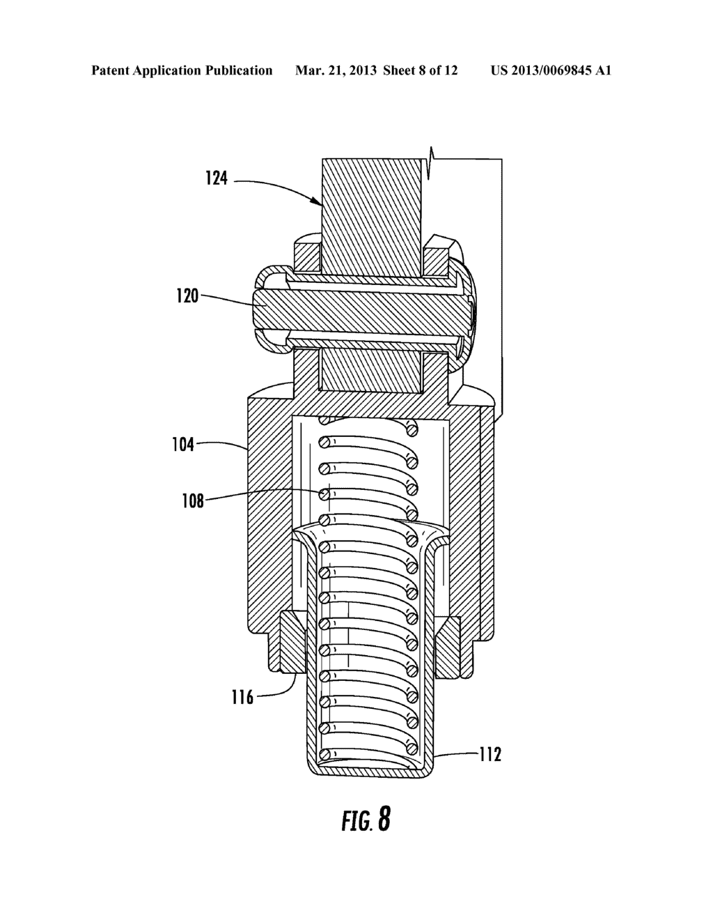 Spring Contact Assemblies and Sealed Antenna Base Assemblies with     Grounding Taps - diagram, schematic, and image 09