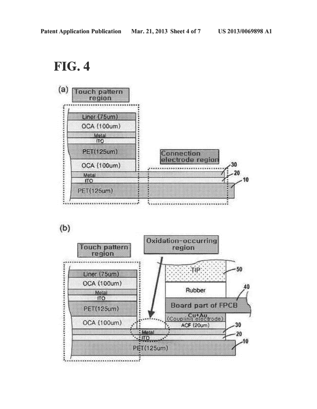 PAD FOR TOUCH PANEL AND TOUCH PANEL USING THE SAME - diagram, schematic, and image 05